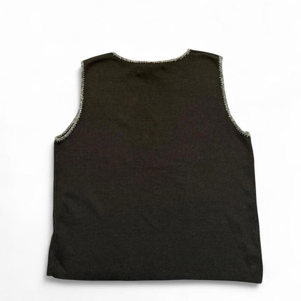 Beautiful vintage Victoria Jones beaded tank - Picture 2 of 4